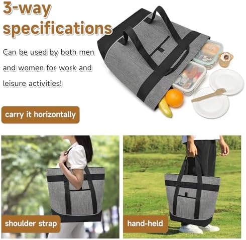 SANLIKE 40in Insulated Fish Cooler Bag Waterproof Fishing Tote - Image 7