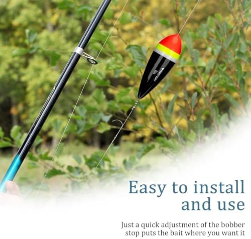 THKFISH Fishing Bobbers Slip Bobbers for Fishing Floats Bobbers for Fishing Balsa Bobbers for Steelhead Fish Float Rigs Freshwater Saltwater Floatage - Image 7