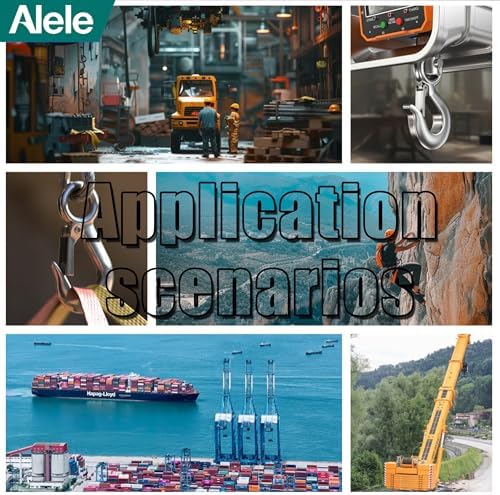 Alele Grab Hooks,2T Crane Scale,Slip Hooks,4400 lbs Stainless Steel Heavy Duty Lifting Hook Rigging Accessory (Grab Hooks 2000kg) - Image 6