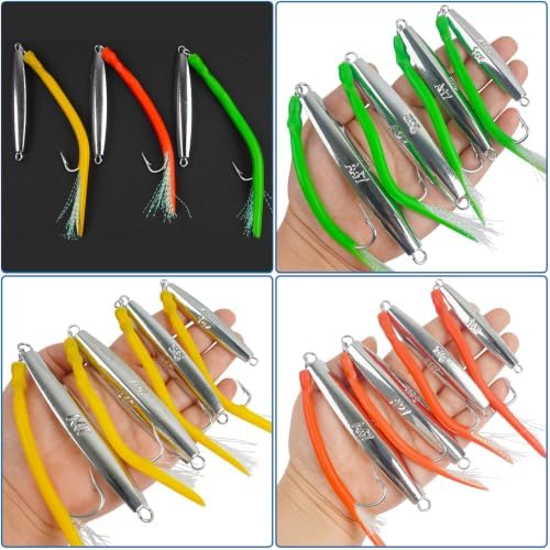 Diamond Jigs Saltwater Fishing Lures, Bottom Bouncing Sinking Casting Lures - Image 7