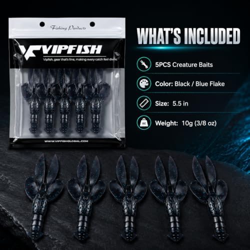 5.5" Creature Bait Soft Plastic Fishing Lures - Image 6