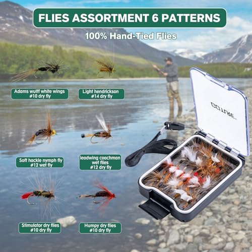 Goture Fly Fishing Kit & Gear Bag, 9FT Fly Rod and Reel Combo - Image 7