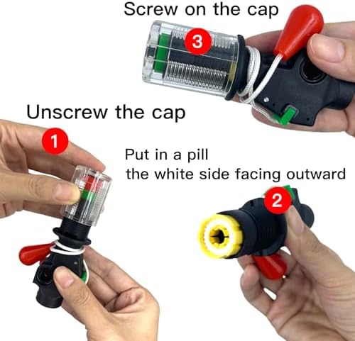 Automatic Inflator Device with 3 PCS Safety Clasps for Inflatable Life Jacket, Suitable for Cartridge Cylinder with 1/2 Inch Thread Life Vest Life Saving Belt - Image 7