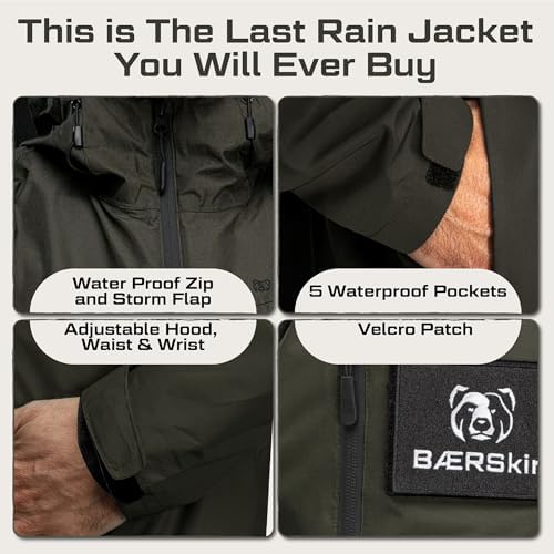 BÆRSkin Heavy-Storm Waterproof Rain Jacket 2.0 - Image 7