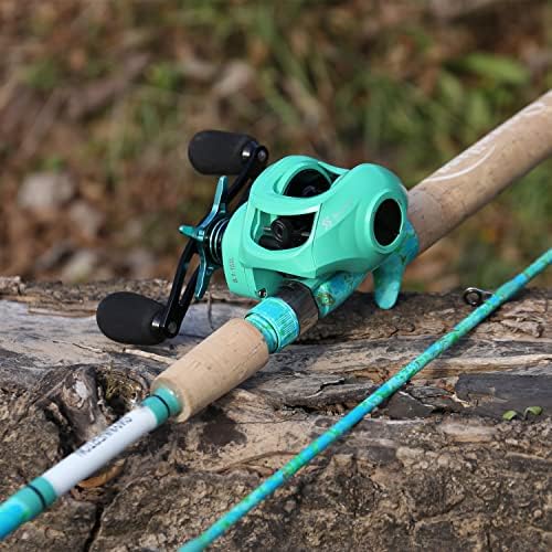 Sougayilang Fishing Rod and Reel Combo, 2-Piece 5-Foot 6-Inch Graphite & Fiberglass Rod, Durable and Strong, Quickset Anti-Reverse Fishing Reel (1Pack/2Pack) - Image 7