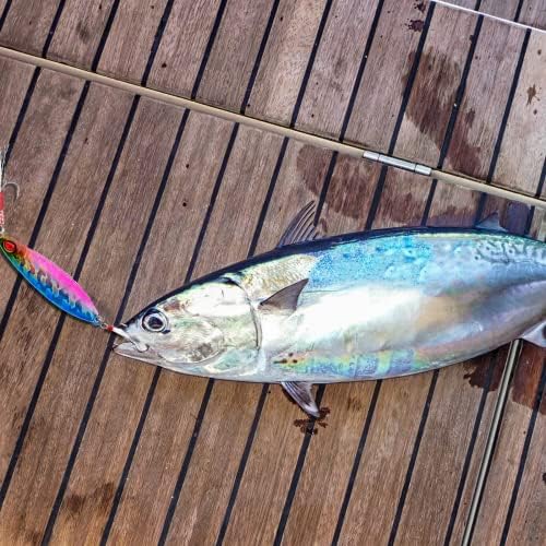 Vertical Jig Fishing Lures Saltwater Jigs Spoon Metal Design Tuna Baits - Image 7
