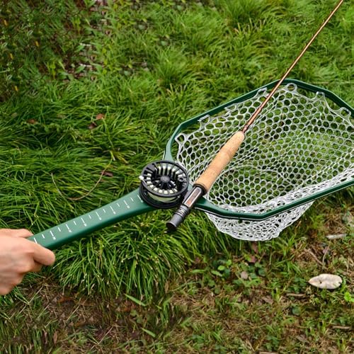 Aventik Fly Floating Fishing Net Carbon Fiber Landing Trout Net Light Weight Clear Rubber Ghost Net Catch & Release - Image 6