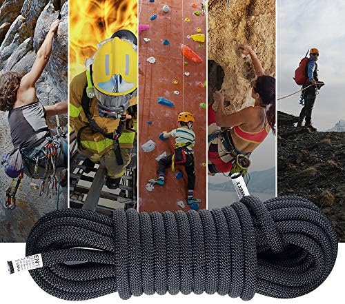 X XBEN Outdoor Climbing Rope 10M(32ft) 20M(64ft) 30M(96ft) 50M(160ft) 70M(230ft) 152M(500FT) 352M(1000FT) Static Rock Climbing Rope for Escape Rope Ice Climbing Equipment Fire Rescue Parachute - Image 5