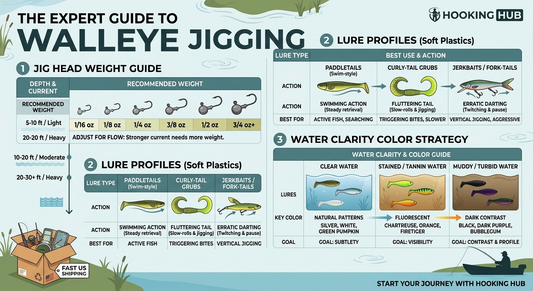 Walleye Fishing Secrets: Choosing the Right Jig Heads and Soft Plastics