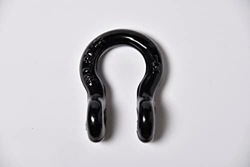2 Pack Black Rigging 1/2" Bow Shackles D Ring Rugged 10 Ton 22,000 Lbs Breaking Strength, WLL 2 Ton 4400 lbs w 5/8'' Pin Clevis Screw Heavy Duty f Marine Boat Anchor ATV UTV Recovery by Hi-Gear - Image 6