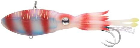Nomad Design Original Squidtrex Patented Vibrating Fishing Lure - TPE Soft Plastic Lure Bait for Saltwater with Strong BKK Assist Hooks, Fishing Bait that Catches Many Species by NomadDesign