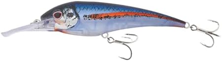 Nomad Design DTX Minnow with Patented Autotune System - Distressed Baitfish Swimming Action, BKK Diablo by NomadDesign