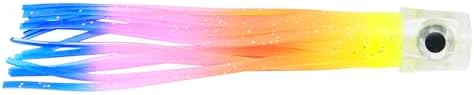 C&H Lil Stubby Fishing Lure, Ballyhoo Skirt, 5.5 in, Saltwater Trolling by CHLures