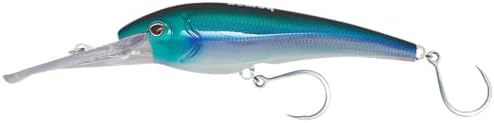 Nomad Design DTX Minnow with Patented Autotune System - Distressed Baitfish Swimming Action, BKK Diablo by NomadDesign