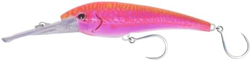 Nomad Design DTX Minnow with Patented Autotune System - Distressed Baitfish Swimming Action, BKK Diablo by NomadDesign