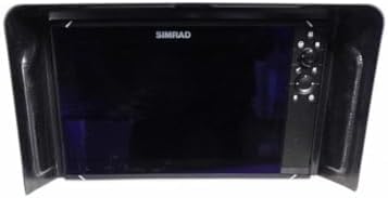 BerleyPro Simrad Fish Finder Visor — Sun Cover & Glare Reduction — Fits NSS EVO2/EVO3, Cruise, GO XSE, GO XSR — CNC Machined ASA Plastic - Image 2