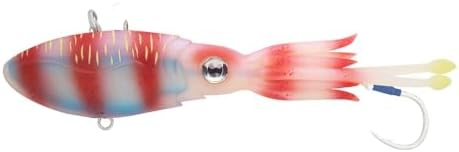 Nomad Design Original Squidtrex Patented Vibrating Fishing Lure - TPE Soft Plastic Lure Bait for Saltwater with Strong BKK Assist Hooks, Fishing Bait that Catches Many Species by NomadDesign