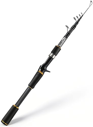 Jenseits 7FT Fishing Rod，Telescopic Fishing Pole, Spin & Cast by Jenseits
