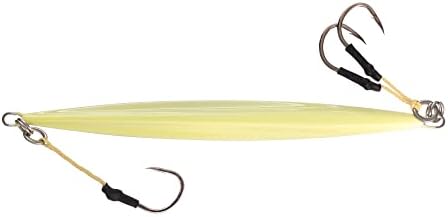 CalissaOffshore® Speed Jig 80g - 550g Tuna Rigged 3/0 + 7/0 Assist Hooks Butterfly - Vertical Speed Lure Slow Pitch Flat 150g 250g 400g - Image 3