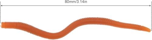 20pcs Bass Fishing Worms - Soft Plastic Baits & Lures for Fresh Water Fishing - Image 5