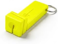 Fly Fishing accessories- Magnetic Fly Threader Bright Orange, 4-Slot Precision Threading Tool for Fly and Ice Fishing, Lightweight Plastic Hook Threader with Keychain for Wading Low Light Cold Hands by Unknown