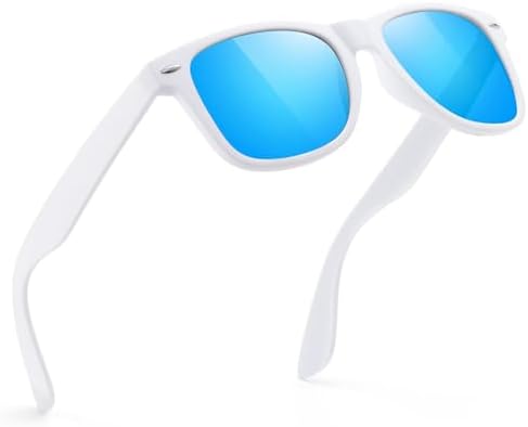 FEIDUSUN Sunglasses Men Polarized Sunglasses for Mens and Womens,Black Retro Sun Glasses Driving Fishing UV Protection by FEIDUSUN