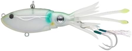 Nomad Design Original Squidtrex Patented Vibrating Fishing Lure - TPE Soft Plastic Lure Bait for Saltwater with Strong BKK Assist Hooks, Fishing Bait that Catches Many Species by NomadDesign