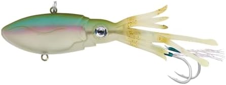 Nomad Design Original Squidtrex Patented Vibrating Fishing Lure - TPE Soft Plastic Lure Bait for Saltwater with Strong BKK Assist Hooks, Fishing Bait that Catches Many Species by NomadDesign
