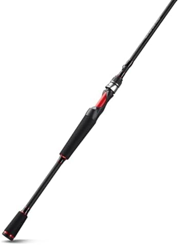 Piscifun Torrent Fishing Rod, IM6 Carbon 2-Piece Baitcaster & Spining Rod by Piscifun