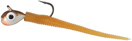 Northland Fishing Tackle Impulse Rigged Tungsten Bloodworm Jig for Ice Fishing Panfish, Assorted Sizes and Colors by NorthlandFishingTackle
