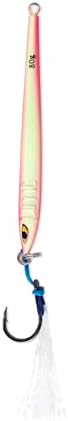 80g Tuna Riser jigs 1, 5, 10 Packs Green/White, Pink Glow by UncleMosTackle