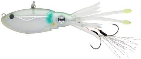 Nomad Design Original Squidtrex Patented Vibrating Fishing Lure - TPE Soft Plastic Lure Bait for Saltwater with Strong BKK Assist Hooks, Fishing Bait that Catches Many Species by NomadDesign