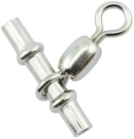 AFW 3-Way Brass Sleeve Fishing Swivels, Sizes #3, #2/0, #3/0-10PC & 100PC - Image 2