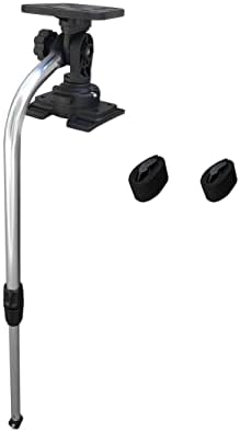 Brocraft Float Tube Mount for Fish Finders, Universal Transducer Bracket, 47 inch Strap, Quick Removal, Adjustable Rotation, Black, BC-MT315TRKP107 - Image 2