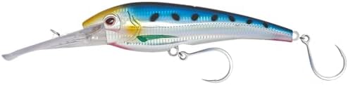 Nomad Design DTX Minnow with Patented Autotune System - Distressed Baitfish Swimming Action, BKK Diablo by NomadDesign