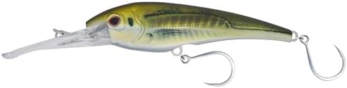 Nomad Design DTX Minnow with Patented Autotune System - Distressed Baitfish Swimming Action, BKK Diablo by NomadDesign