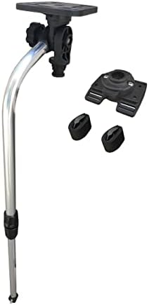 Brocraft Float Tube Mount for Fish Finders, Universal Transducer Bracket, 47 inch Strap, Quick Removal, Adjustable Rotation, Black, BC-MT315TRKP107 - Image 3