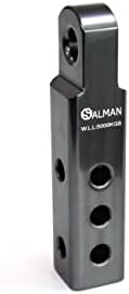 SALMAN 5T 11,000 LBS WLL Aluminum Alloy 6061 Long Hitch Receiver and Bow-Shackle and Pin with R Clip Winch Accessories (Grey) - Image 5