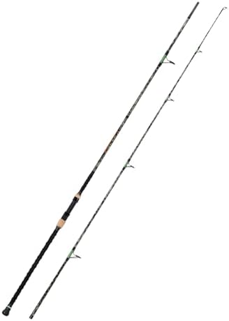 Fiblink Surf Fishing Rod,Carbon Fiber Spinning Beach Surf Rod,2Piece/3Piece/4Piece Travel Fishing Rod,Green Camouflage Pattern Design,Surf Fishing 9'6"/10'/12'/15' - Image 2