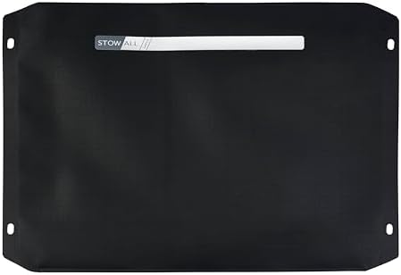 Plano StowAll Waterproof Zip Pouch, Large, Charcoal, IPX7 Rated Dry Storage with Clear Window, Expandable Base, and Carabiner Loops - Image 2