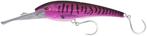 Nomad Design DTX Minnow with Patented Autotune System - Distressed Baitfish Swimming Action, BKK Diablo by NomadDesign
