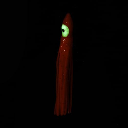 Fishing Squid Skirts, Glow Soft Plastic Trolling Lures Luminous -Fitting for (Bass/Trout/Salmon/Saltwater/Fishing Bait) - Image 4