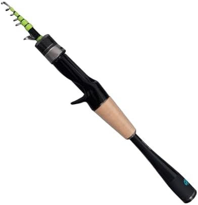 PURELURE Telescopic Fishing Rod Ultralight/Light, Portable Travel Rod 5'9'' by PURELUREOutdoor