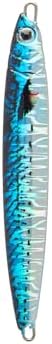 OCEAN CAT Long Casting Slow Fall Pitch Fishing Jigs Lures Lead Metal Flat Sinking Vertical Shore Jigging Bait with Assist Hook for Saltwater Freshwater Fishing 20g 40g 60g 80g - Image 3