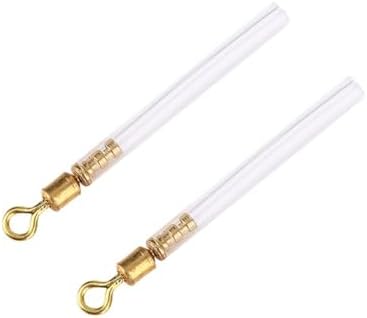 50Pcs Fishing Swivels with Tube Floats - 3 Sizes Copper & PVC Adapters for Long-line and Waggler Fishing Multi-Purpose Fishing Accessories - Image 2