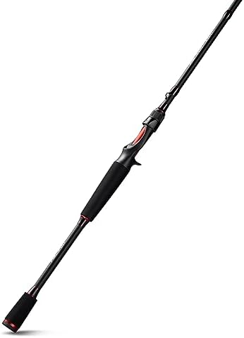 Piscifun Torrent Fishing Rod, IM6 Carbon 2-Piece Baitcaster & Spining Rod by Piscifun