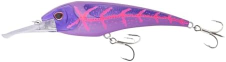 Nomad Design DTX Minnow with Patented Autotune System - Distressed Baitfish Swimming Action, BKK Diablo by NomadDesign