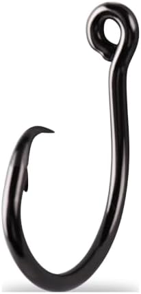 Mustad Demon Perfect Inline Circle Hook 39954NP - 1X Fine Fishing Hooks, Up Eye, Ideal for Saltwater and Freshwater Species, Original Patented Circle Hook Design, Inline Hooks by Mustad