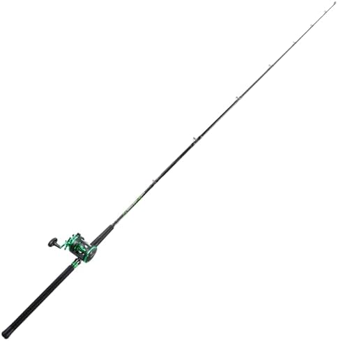 Sougayilang Catfish Rod and Reel Combo, 2-Piece MH Conventional Reel Fishing Combo, 25 lb Carbon Drag for Large Flathead and Blue Catfish, Saltwater-Ready for Salmon and Steelhead Bottom Fishing - Image 2