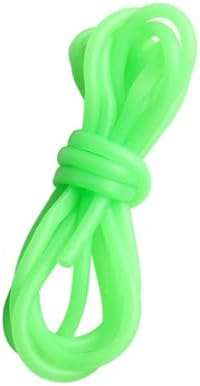 Luminous Tube 0.8/1/1.2/1.5/1.8/2mm Fishing Hook Line Tubing Silicone Glow Pipe Glow Tube Sleeves Glow in Dark Tubing by Unknown